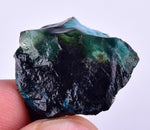 250Carats GEM SILICA CHRYSOCOLLA  PERU CHALCEDONY QUARTZ BLUE ROUGH FACET SB133