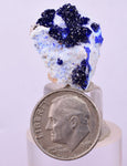 2.2cms GEM AZURITE CRYSTALS MEXICO ROYAL BLUE COLOR SHINY UB266