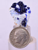 2.2cms GEM AZURITE CRYSTALS MEXICO ROYAL BLUE COLOR SHINY UB266