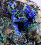12cms GEM BROCHANTITE LINARITE MICRO CRYSTALS INCA DE ORO CHILE MINIATURE Z20
