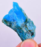47cts ROYAL BLUE GEM SILICA CHRYSOCOLLA CHALCEDONY LILY MINE PERU ROUGH SB181