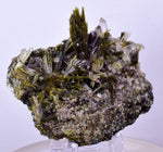 6.3cms PREMIUM EPIDOTE AXINITE QUARTZ CRYSTALS PERU AESTHETIC COLLECTOR CBZ164