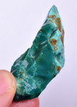 17grs GEM SILICA CHRYSOCOLLA LILY MINE PERU CHALCEDONY QUARTZ BLUE ROUGH SB142