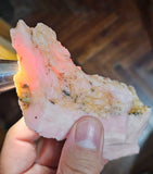 180 grams GEM PINK OPAL PERU ROUGH ANGEL SKIN TRANSLUCENT CORAL COLOR PB60