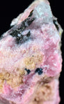 3.8cms RHODOCHROSITE QUARTZ GALENA PERU PINK CRYSTALS MINERAL RB198