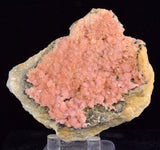 7.8cm RHODOCHROSITE GEODE SPHALERITE PYRITE QUARTZ MOROCOCHA PERU RB602