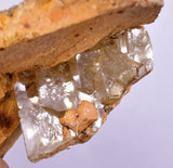 10cms GEMMY BARITE CRYSTALS PERU SHINY TRANSLUCENT MINERAL SPCIMEN EB73