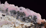 14cms RHODOCHROSITE ROSETTE QUARTZ PERU SPHALERITE JORDANITE ? CRYSTALS RBZ417