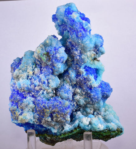 13cms ALUNOGEN CHALCANTHITE ROMERITE PERU NATURAL BOTRYOIDAL CRYSTALS FB58
