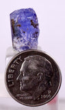 6cts GEM TANZANITE CRYSTAL ZOISITE GEMSTONE MERELANI HILLS TANZANIA MINERAL TB08