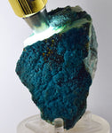 9cms QUARTZ CHRYSOCOLLA BOTRYOIDAL TENTADORA MINE PERU MINERAL SPECIMEN CB180