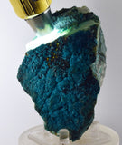 9cms QUARTZ CHRYSOCOLLA BOTRYOIDAL TENTADORA MINE PERU MINERAL SPECIMEN CB180