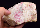 530 Grams GEM RED THULITE SCAPOLITE MARIALITE CLINOZOISITE ROUGH PERU OB134