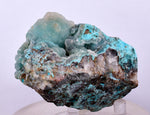 7.4cms DRUZY CHRYSOCOLLA QUARTZ PERU COPPER MINERAL SPECIMEN COLLECTOR DB70