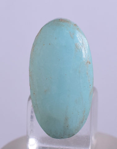 2.1cms GEM NATURAL TURQUOISE SCENIC CABOCHON RARE PERU PENDANT JEWELRY BB192