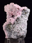 10.3cms RHODOCHROSITE ROSETTE PYRITE FLUORITE QUARTZ PERU PINK CRYSTALS RB347