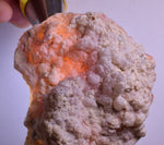 9.4cms GEM PINK OPAL HYALITE PALYGORSKITE QUARTZ SCULPTURE BOTRYOIDAL PERU PB45