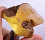 360 grams GEM GOLDEN OPAL PERU TRANSLUCENT SCENIC MINERAL SPECIMEN OB113