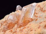 8cms LIMONITE IN SELENITE CRYSTAL COLLECTOR PERU MINERAL SPECIMEN TB104