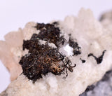 6.6cms NATIVE SILVER WIRE CALCITE PERU UCHUCCHACUA MINE MINERAL SPECIMEN HB246