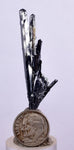 5.2cms STIBNITE CRYSTAL PERU MINERAL SPECIMEN COLLECTOR MB94