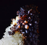 26cms STALACTITE QUARTZ IRIDESCENT GOETHITE LIMONITE PERU MINERAL SPECIMEN QB71