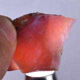 70 grams GEM PINK OPAL PERU ROUGH PINKISH RED TRANSLUCENT CORAL COLOR PB81