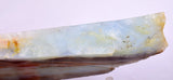 680grms 23cm BLUE OPAL PERU SLAB SCENIC SEASCAPE SCULPTURE ROUGH LANDSCAPE OB153