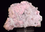 14cms RHODOCHROSITE ROSETTE QUARTZ PERU SPHALERITE JORDANITE ? CRYSTALS RBZ417