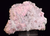 14cms RHODOCHROSITE ROSETTE QUARTZ PERU SPHALERITE JORDANITE ? CRYSTALS RBZ417