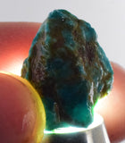 17carats GEM SILICA CHRYSOCOLLA CHALCEDONY PERU HIGH YIELD NEW FIND ROUGH SB130