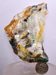 7.9cms GEM ATACAMITE INSIDE SELENITE CRYSTAL LILY MINE 2000 DISCOVERY PERU AB158