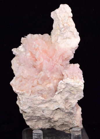 9.4cms PALYGORSKITE PINK OPAL QUARTZ TRANSLUCENT CORAL COLOR SPECIMEN PB72