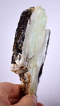 145grs GEM NATURAL SCULPTURE CACTUS SLAB STRONTIANITE ARAGONITE PERU SCENIC CB93