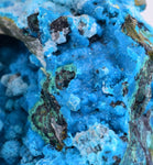 9.7cms QUARTZ CHRYSOCOLLA BOTRYOIDAL TENTADORA MINE PERU MINERAL SPECIMEN CB106