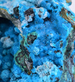 9.7cms QUARTZ CHRYSOCOLLA BOTRYOIDAL TENTADORA MINE PERU MINERAL SPECIMEN CB106