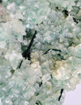 10.3cms ATACAMITE CALCITE DRUZY CHRYSOCOLLA MALACHITE LILY MINE PERU AB249