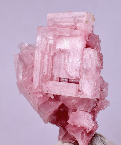 4.9cms PINK HALITE CUBIC CRYSTALS MINERAL SPECIMEN XB29