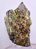 7.5cms APATITE SIDERITE QUARTZ CRYSTALS CHALCOPYRITE PYRITE PERU AB184
