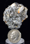 3.6cms CERUSSITE BARITE GALENA CRYSTALS MOROCCO MINERAL SPECIMEN KB57