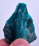 13.8grs BLUE MALACHITE CHRYSOCOLLA SCULPTURE SCENIC PERU ROUGH DECORATION UB157