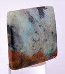 25grs BLUE GREEN SCAPOLITE PERU MARIALITE CHRYSOCOLLA QUARTZ TITANITE BB371
