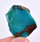 18.5cts GEM SILICA DRUZY CHRYSOCOLLA LILY MINE PERU CHALCEDONY ROUGH SB173