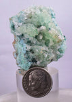 3.7cms DRUZY CHRYSOCOLLA QUARTZ LILY MINE PERU COPPER 2000 DISCOVERY DB27