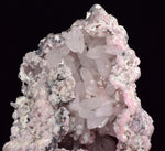 10cms RHODOCHROSITE ROSETTE QUARTZ PERU PINK CRYSTALS NEEDLES MINERAL RBZ418