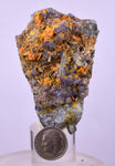 6.8cms GEM RARE WULFENITE FLUORITE MINI CRYSTALS ALAMO ARIZONA USA YB55