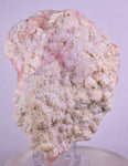9.4cms GEM PINK OPAL HYALITE PALYGORSKITE QUARTZ SCULPTURE BOTRYOIDAL PERU PB45