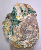 14cms GEM ATACAMITE INSIDE SELENITE CRYSTAL LILY MINE 2000 DISCOVERY PERU AB183