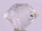 1.5cms HERKIMER DIAMOND ANTHRAXOLITE CRYSTALS MINERAL SPECIMEN PERU QB22