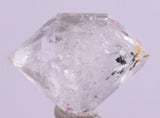 1.5cms HERKIMER DIAMOND ANTHRAXOLITE CRYSTALS MINERAL SPECIMEN PERU QB22
